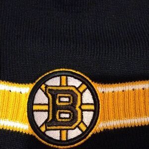 Boston Bruins Beanie by Top of the World Black and Gold Winter Must Have.